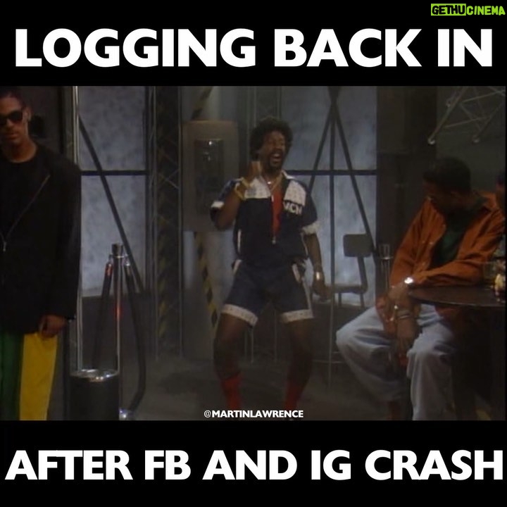 Martin Lawrence Instagram - How we're marching back into @facebook and @instagram 🤣 #teammartymar #instagramdown Los Angeles, California