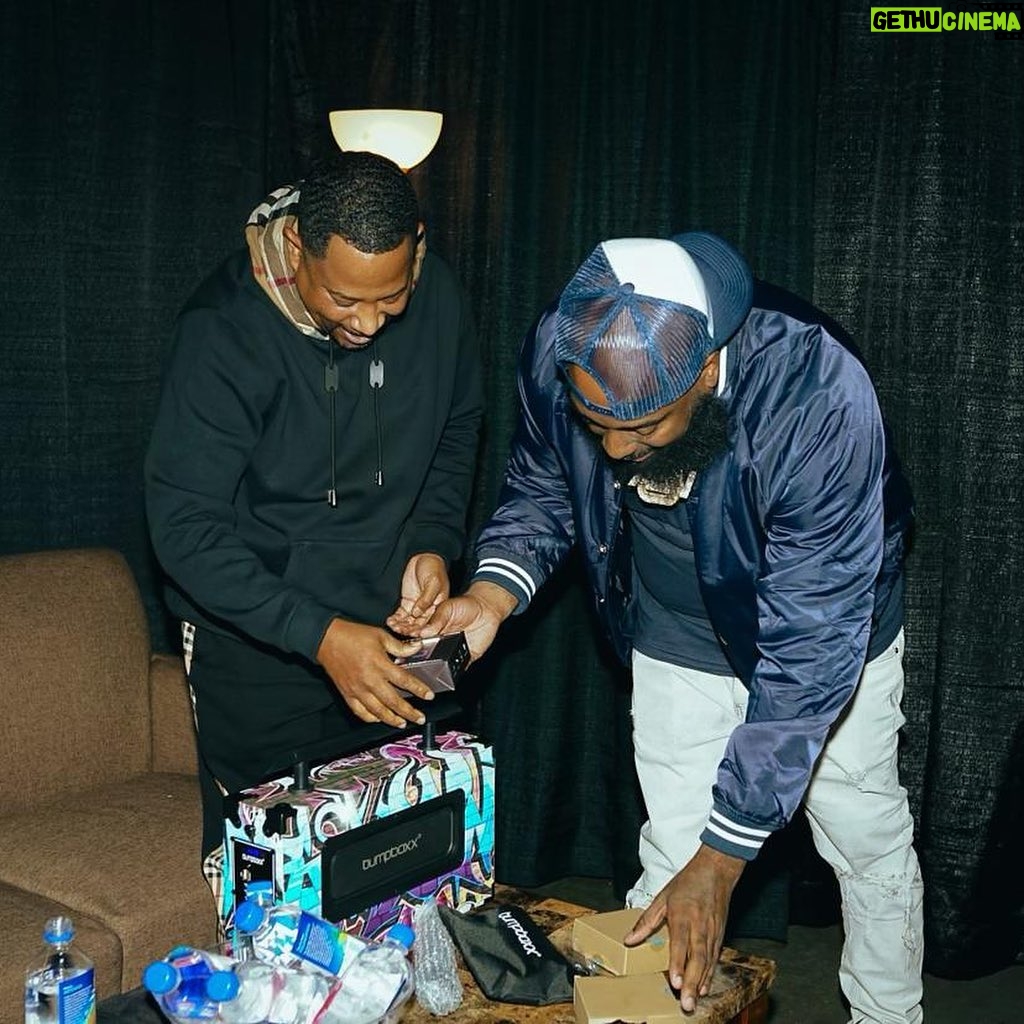 Martin Lawrence Instagram - Shoutout to my brotha @traeabn for coming through with the new Bumpboxx and for always showin us nothin but love when we’re in Houston! #teammartymar #litaftour