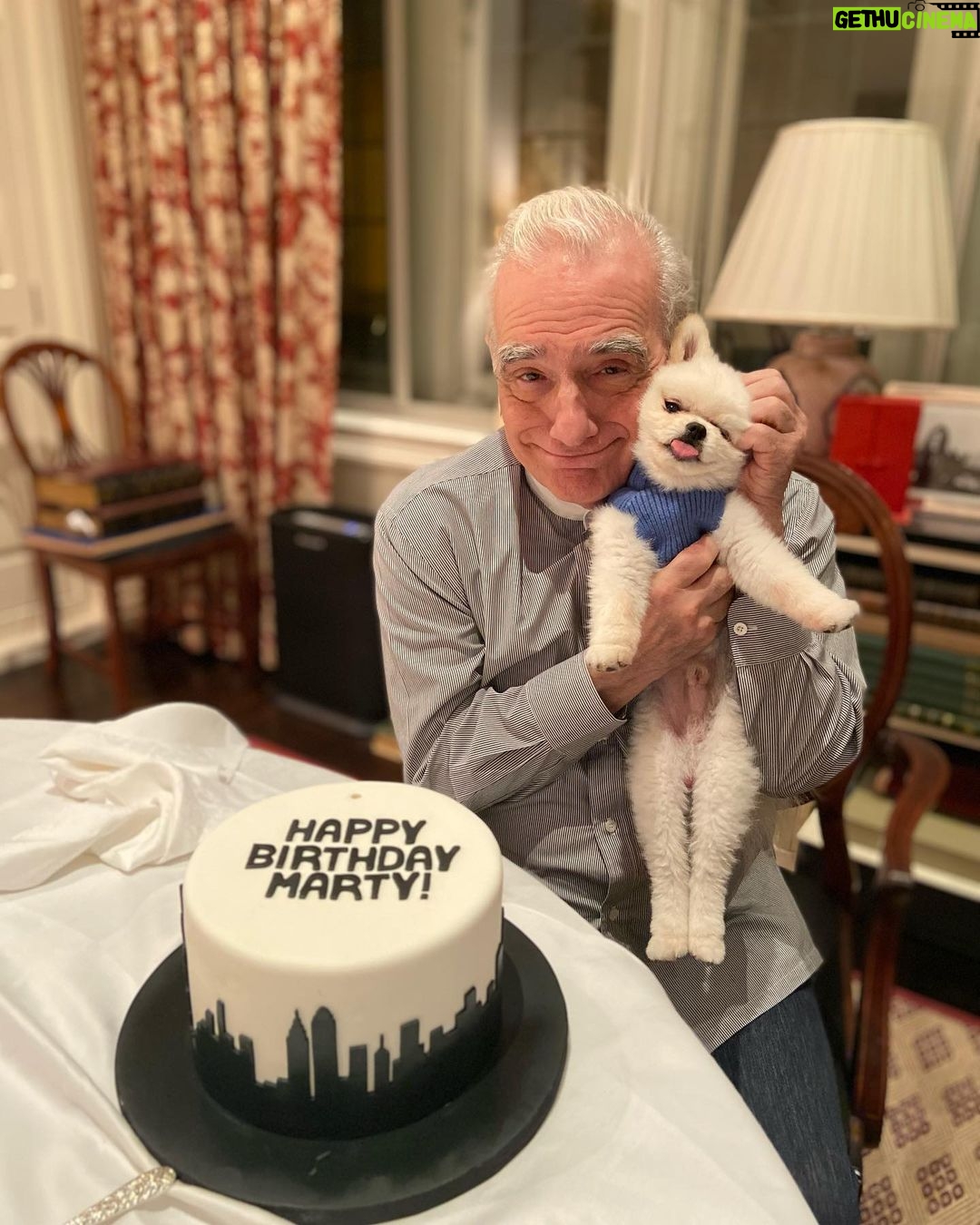 Martin Scorsese - 436.7K Likes - 78! Thank you for all of the birthday wishes!