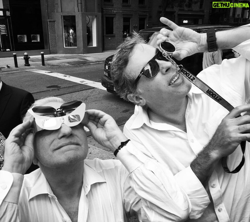 Martin Scorsese Instagram - Eclipse 2017 Upper East Side