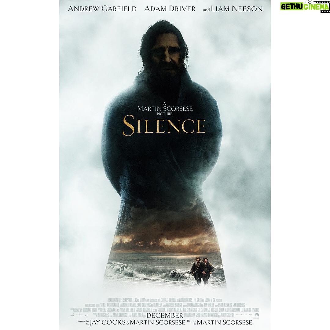 Martin Scorsese Instagram - Very excited to share the trailer for my new movie Silence, in theatres December. It’s been a 28 year journey of mine to bring Shusaku Endo’s story to theatres and now it’s almost here. Link in bio. #SilenceMovie