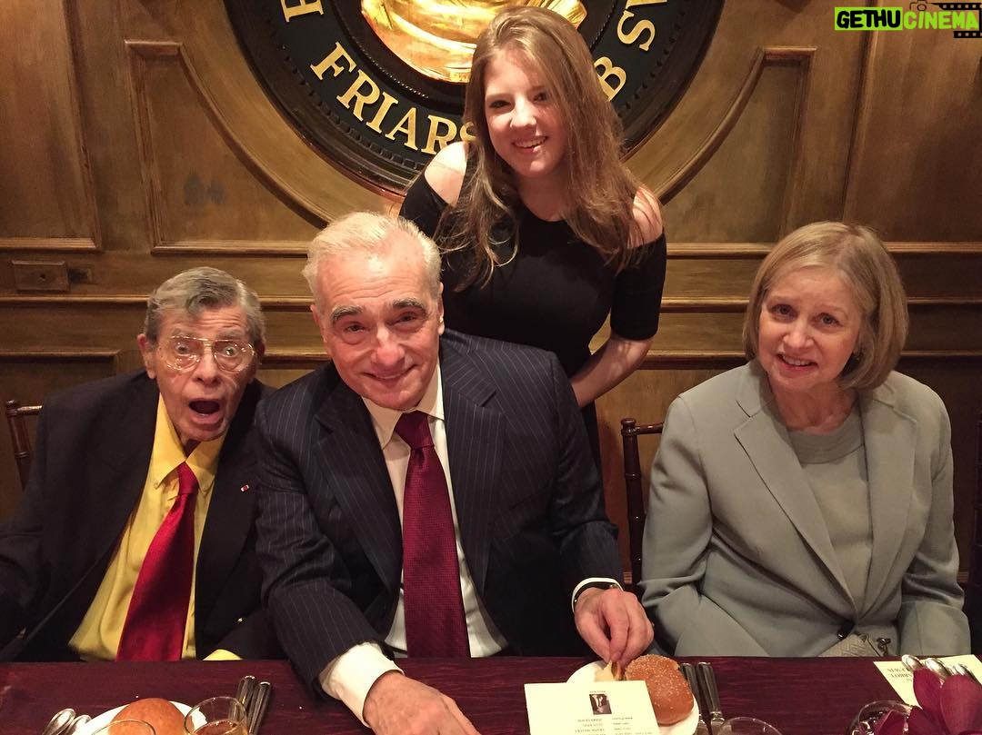 Martin Scorsese Instagram - New York Friars Club