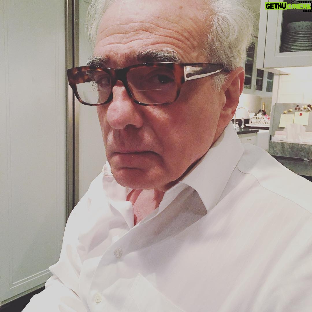 Martin Scorsese Instagram - My daughter told me to do my "happy face."