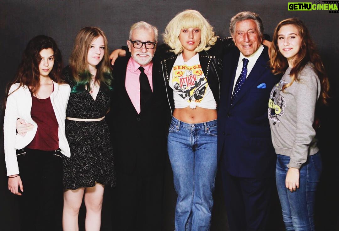 Martin Scorsese Instagram - I just saw this photo and it reminded me of how wonderful Lady Gaga and Tony Bennett were that great New York night at Radio City Music Hall.
