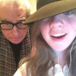 Martin Scorsese Instagram - She stole my hat :)