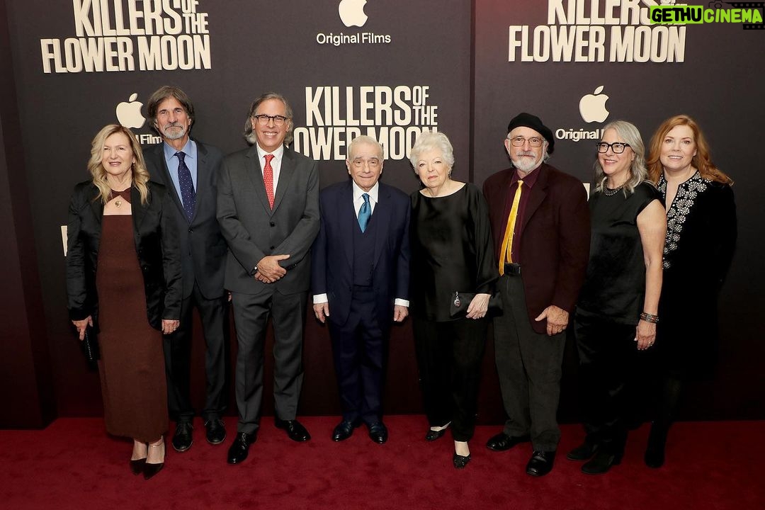Martin Scorsese Instagram - A special night celebrating Killers of the Flower Moon.