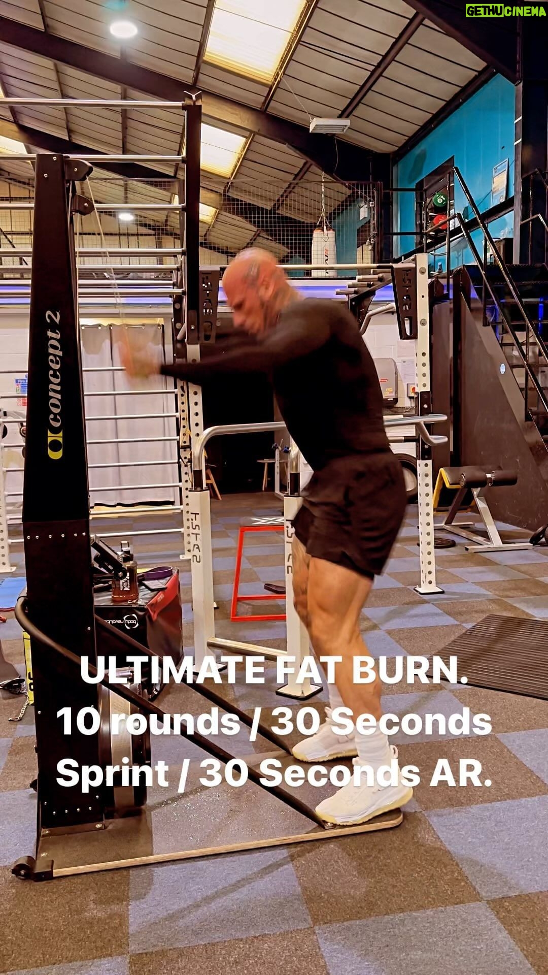 Martyn Ford Instagram - Want to get fit, burn fat and feeling incredible !!! Give HIT cardio a blast …. I absolutely love fast, aggressive training … so many benefits … to really add some spice to the mix, try this format on the airbike, and the rower in succession #fatloss #fitness #power