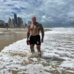 Martyn Ford Instagram – A wonderful walk today, I’m going to start a walking club on the beach, who’s game ? 😂🇦🇺🌎 Australia