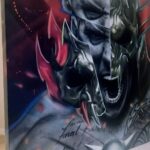 Martyn Ford Instagram – So blessed to have the INCREDIBLE @mattybro_art produce this masterpiece for myself.  A perfect way to remember what has been a life changing experience with memories of a life time.  Words escape me, so I’ll borrow these very famous ones … ‘FLAWLESS VICTORY’ #mortalkombat11 #shaokahn #art Australia