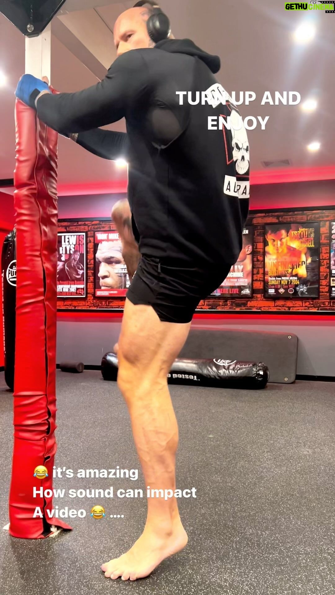 Martyn Ford Instagram - Well, if all else fails …. You will be able to find me in a club near you 🤛😂 …. Rate my moves out of 10 🤛❤️😂 #beegees #dancing