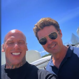 Martyn Ford Instagram - Each day, is a blessing …. The smile is real, having the best time ever …. They say people make the memories what they are … absolutely blessed to be surrounded by so much positivity, excellence and warmth … with @karlurban himself, an absolute gentleman #mk2 #film #family #fun #happy #memories