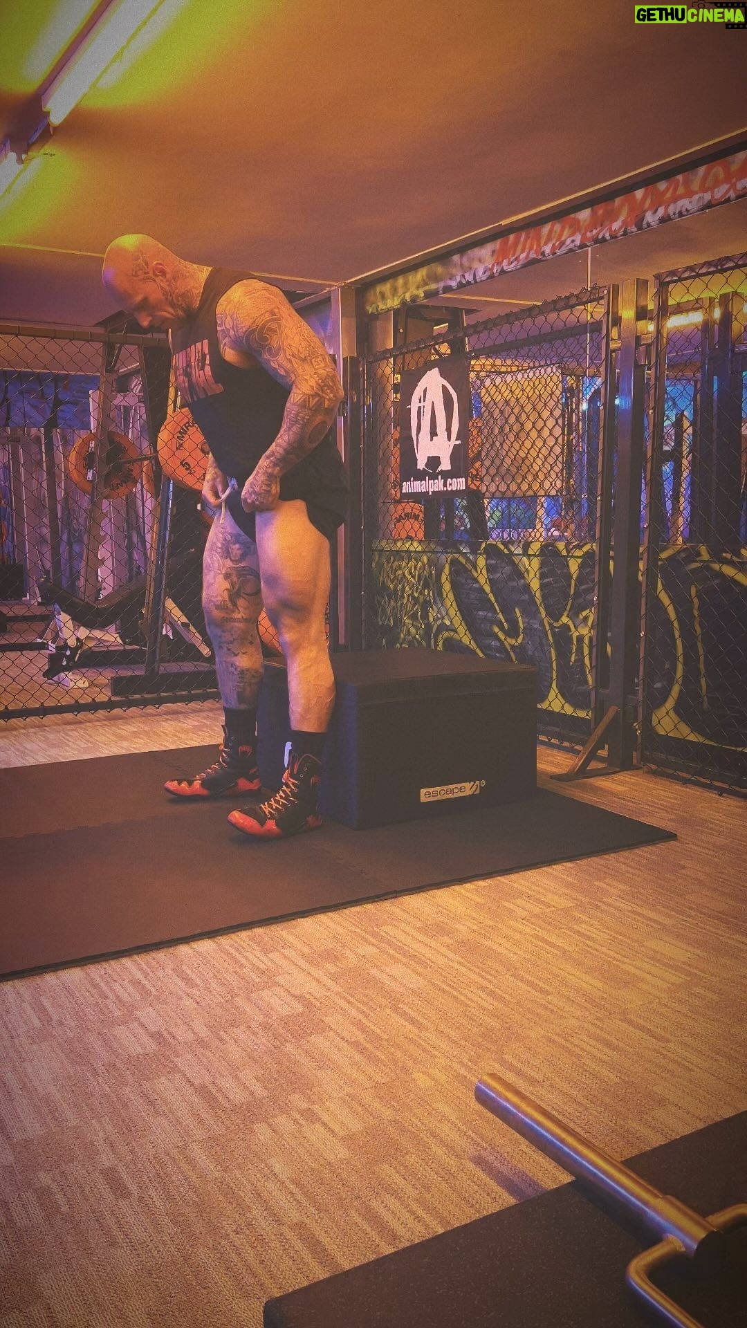 Martyn Ford Instagram - Working on something EXPLOSIVE … all will be revealed very soon, BUT for now … let’s get this body running properly once more … time to get back to work 🔥🔥🔥 …. Fuelled by @animalpak #animalpak #fitness #mma #movement #fun