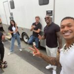 Martyn Ford Instagram - We’re out here just loving life …. Words can not express how incredible each and every one of these guys are … MK2 family @mehcadbrooks @adelinerudo @damonherriman_ @tatigabrielle @thechinhan @karlurban @cj.bloomfield #mk2 #family Warner Bros. Movie World - Gold Coast, Australia