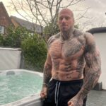 Martyn Ford Instagram - Morning wake up protocol … 6:30 am - 10 egg whites, 200g oats, mixed berries, handful almonds, 1 pint water and a coffee. 7:15am - 7:45am - hot tub/ shower 8:30 am - 6 rice cakes, Greek yogurt, banana 9:10 am - pre workout …. 9:30 am - GYM. Current goal, adding lean muscle ready for 🎥🌍🦾 ….. have a productive day, set goals, challenge yourself and enjoy ❤️ life is short, make sure you spend time to enjoy it #life