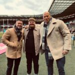 Martyn Ford Instagram - What a blast that was …. HUGE congratulations to Scotland and the boys on a great game and tremendous win. Had a blast with @jimhamilton4 and the lads …. On to the next #rugby Edinburgh Scotland