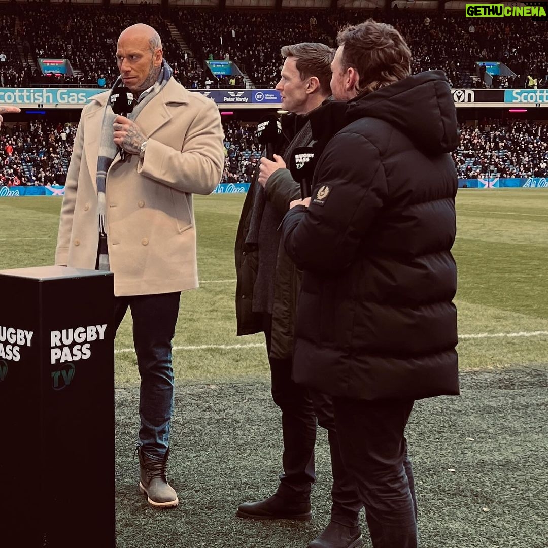 Martyn Ford Instagram - What a blast that was …. HUGE congratulations to Scotland and the boys on a great game and tremendous win. Had a blast with @jimhamilton4 and the lads …. On to the next #rugby Edinburgh Scotland