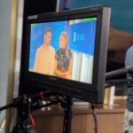 Mary Fitzgerald Instagram - BTS - E News together. It’s always so nice to have Romain by my side especially in interviews regarding our highs and lows of this season. @enews To watch we put the link on our stories 🤍 Again we can’t thank you all enough for the overflowing support and love we have been receiving. https://www.youtube.com/watch?v=zJ4BCxIYUPI Mary’s Top: @shopakira Glam: @chrisartease