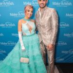 Mary Fitzgerald Instagram – We had the pleasure of joining @makeawishlosangeles for their 40th Year Anniversary Celebration.  It was truly a very special evening with the kids and their families.  There are nearly 700 children in Greater Los Angeles who are fighting critical illnesses waiting for their wishes to be granted. The only thing stopping Make-A-Wish from reaching them is a lack of funding.  I want to support children with critical illnesses in any way I can and hope everyone can do their part by donating at 
wish.org/la/fundawish (http://wish.org/la/fundawish)

Romain thank you for being my Prince Charming, and making all my wishes come true. You truly Make me feel like a princess 👑 

Designer Dress: @karolinaskingdom @maisonpriveepr_la 
Romain’s Suit: @sebastiancruzcouture 
Glam: Hair & Makeup @chrisartease 
 #MakeAWishLA #WishGala2023
#whoiwishtobe #princess #princecharming