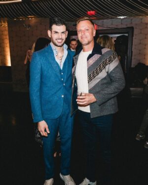 Mary Fitzgerald Instagram - Celebrating my Best Friend. The most deserving women of all of the most amazing things this life has to offer. Happy Birthday Beautiful @amanzasmith you stole that room 🖤🤍

Glam: @chrisartease 

Romain’s Suit: @sebastiancruzcouture