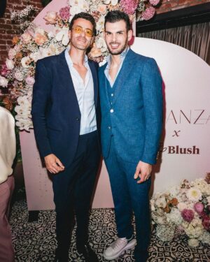 Mary Fitzgerald Instagram - Celebrating my Best Friend. The most deserving women of all of the most amazing things this life has to offer. Happy Birthday Beautiful @amanzasmith you stole that room 🖤🤍

Glam: @chrisartease 

Romain’s Suit: @sebastiancruzcouture