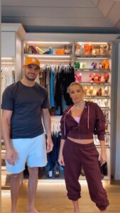 Mary Fitzgerald Instagram - Date nights are our favorite…. Especially the ones on the couch with the dogs 🤍🤍🤍 🩷Hoodie, Sweats & Sports Bra: @stori #funnyreels #couplegoals #grwm #datenight