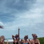 Mary Fitzgerald Instagram - Sorry I can’t come to the phone right now…… Im kinda busy ✨✨✨✨✨ On a girls trip 🌊🤍🍹 #girlstrip #annualgirlstrip #vacationwithyourgirlfriends #vacation #vacationmode #tulummexico #fun #beachfront #obsessed #fyp #foryoupage #sellingsunset #sorryimbusy #cantcometothephone Tulum,Mexico