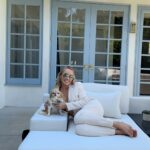 Mary Fitzgerald Instagram - All that’s missing is my boys 🤍 #happiness #marybonnet #homemode #comfy #fyp #zelda Dresden Outdoor Sectional: @roveconcepts Outfit: @clubllondon