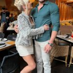 Mary Fitzgerald Instagram - Since you guys asked for more Romain & I 🤍🤍🤍 How do you guys think we did 🤭 #funnyreel #fyp #sellingsunset #couplegoals #marriage #netflix #realitytv #mylove #couplefun #pastaandlobster #husband #couplereels #maryandromain #thebonnets
