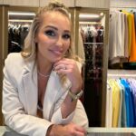 Mary Fitzgerald Instagram - A new staple that I loveeeeeeee Have you noticed this beautiful dainty tennis necklace that I have been wearing often? It is beautiful all on its own and beautiful paired that’s how versatile it is. I simply can’t get enough of it. @michaelarthurdiamonds ✨#diamond #diamondnecklace #diamondtennisnecklace #michaelarthurdiamonds #jewlery #glam #beautiful #obsessed #sellingsunset #netflix #fyp