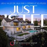 Mary Fitzgerald Instagram - Just Listed In Villa Park - 18541 Valley Dr. - $5,495,000 8 Beds / 8 Baths / 10,329 Sq. Ft. / 39,335 Lot Size Located in Orange County's prestigious Villa Park and set behind private gates on an elevated lot, this newly remodeled contemporary estate offers breathtaking views of the city and Catalina Island. Boasting 8 bedrooms, 8 baths, and over 10,000 sq. ft. of living space on an expansive nearly 40,000 sq. ft. lot, the home comes replete with every amenity necessary for luxe living and top-class entertainment. Enter into a light-filled foyer with double-height ceilings and a wrap-around staircase accentuated by a chandelier. The main level enjoys an open floor plan with flowing spaces accentuated by White Oak flooring. The cozy living area is framed by a wooden feature wall and marble fireplace. Adjacent to this, the dining area is replete with its own wooden accent feature wall, custom-built buffet cabinets, and designer chandelier. The chef's kitchen features a full set of Thermador appliances, custom White Oak cabinetry, leathered granite backsplash and countertops, and a large cascading center island with seating. A spacious breakfast nook with additional storage and views completes the kitchen area, with its own semi-private room with a fireplace perfect for an additional family/TV room. This entire level enjoys access to the sweeping yard with a resort-style pool and spa with smart controls, a Cantilever pergola with a rainfall feature, and a built-in BBQ, all enjoying more gorgeous views. The split-level primary suite enjoys high ceilings, a sitting area, fireplace, private balcony with sprawling unobstructed views, his-and-her closets, and a breathtaking spa-like bathroom with dual vanity, touchless heated smart toilet, large walk-in steam shower, freestanding bathtub, and sauna. Additional amenities include a secondary owner's suite with a large bathroom, a 1,000 sq. ft. theater with 11.2 Dolby Atmos system, two office spaces, a gym with massage room (could be wine or cigar room), a 4-car garage, and a 20-car motor court. Listing Agents: @alexanderhuerta_ @jasonoppenheim