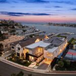 Mary Fitzgerald Instagram – Just Listed – 2201 Bayside Dr. – $27,995,000

5 Beds / 9 Baths / 9,129 Sq. Ft. / 11,921 Lot Size

This newly constructed custom estate offers exclusive Corona Del Mar waterfront living with intricate design touches and a harmonious blend of natural stone and wood elements. Consisting of 5 ensuite bedrooms and 9 bathrooms and boasting approximately 50 feet of private beachfront, it caters to water enthusiasts and offers shared ownership of one of the longest private docks on the west coast, capable of accommodating multiple yachts up to 100ft in length. Upon arrival, you will be greeted by meticulously landscaped surroundings, a striking grand pivot door, and a double height foyer that sets the tone for the residence. Inside, the space boasts European wide plank bleached oak flooring by Gaetano, illuminated floating staircases, and expansive glass features that fill the approximately 9,129 square feet of interiors with an abundance of natural light. The property seamlessly connects to its surroundings through slide-away pocket doors that open onto a heated patio, a zero-edge saltwater pool and spa, and a courtyard featuring a built-in Lynx Grill. The kitchen features custom Honed Calcatta Vagli slab countertops and backsplash, a 55″ La Canche designer stove imported from Paris, a butler’s pantry, and stained white oak cabinetry. Convenience is paramount, with a Waupaca elevator servicing all four floors, including the lower level, which encompasses a media area, a dry bar, and temperature controlled wine room. Upstairs, the owner’s suite presents a heated wraparound balcony with mesmerizing water views, a living space with a fireplace, and two spa-like bathrooms, each complemented by its own walk-in closet. The top level reveals a lounge area that opens onto a rooftop deck with grass and sweeping views of the Newport Beach Harbor offering limitless ocean-view entertaining. Equipped with cutting-edge technology, the property also includes a nearly 3,000 sq. ft., 6+ car garage with epoxy flooring.

Listed by @briancharlesfurstenfeld @mskaylacardona @jasonoppenheim 

#theoppenheimgroup #realestate #luxurylifestyle #fyp #newlisting