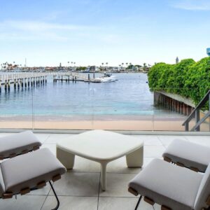 Mary Fitzgerald Instagram - Just Listed - 2201 Bayside Dr. - $27,995,000

5 Beds / 9 Baths / 9,129 Sq. Ft. / 11,921 Lot Size

This newly constructed custom estate offers exclusive Corona Del Mar waterfront living with intricate design touches and a harmonious blend of natural stone and wood elements. Consisting of 5 ensuite bedrooms and 9 bathrooms and boasting approximately 50 feet of private beachfront, it caters to water enthusiasts and offers shared ownership of one of the longest private docks on the west coast, capable of accommodating multiple yachts up to 100ft in length. Upon arrival, you will be greeted by meticulously landscaped surroundings, a striking grand pivot door, and a double height foyer that sets the tone for the residence. Inside, the space boasts European wide plank bleached oak flooring by Gaetano, illuminated floating staircases, and expansive glass features that fill the approximately 9,129 square feet of interiors with an abundance of natural light. The property seamlessly connects to its surroundings through slide-away pocket doors that open onto a heated patio, a zero-edge saltwater pool and spa, and a courtyard featuring a built-in Lynx Grill. The kitchen features custom Honed Calcatta Vagli slab countertops and backsplash, a 55" La Canche designer stove imported from Paris, a butler's pantry, and stained white oak cabinetry. Convenience is paramount, with a Waupaca elevator servicing all four floors, including the lower level, which encompasses a media area, a dry bar, and temperature controlled wine room. Upstairs, the owner's suite presents a heated wraparound balcony with mesmerizing water views, a living space with a fireplace, and two spa-like bathrooms, each complemented by its own walk-in closet. The top level reveals a lounge area that opens onto a rooftop deck with grass and sweeping views of the Newport Beach Harbor offering limitless ocean-view entertaining. Equipped with cutting-edge technology, the property also includes a nearly 3,000 sq. ft., 6+ car garage with epoxy flooring.

Listed by @briancharlesfurstenfeld @mskaylacardona @jasonoppenheim 

#theoppenheimgroup #realestate #luxurylifestyle #fyp #newlisting