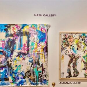Mary Fitzgerald Instagram - So PROUD of @amanzasmith going after her dreams. 

I am so happy the rest of the world gets to see the MAGIC she creates! 👩‍🎨 🎨 🖼️ 

#mashgallery #mashgallerydtla #art #artist #paint #creative #amanzasmith #marybonnet #sellingsunset #netflix #womensupportingwomen #dreams #createmagic