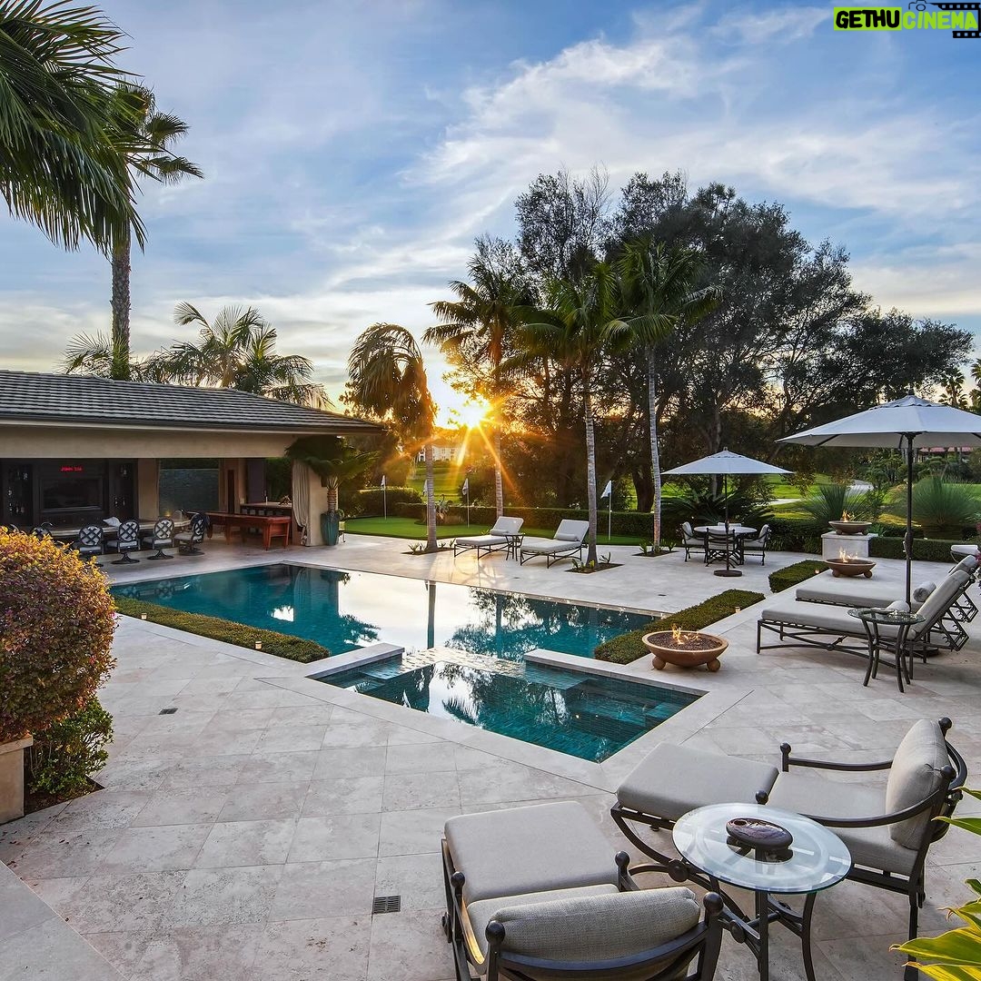 Mary Fitzgerald Instagram - Just Listed in Carlsbad - 7229 Almaden Ln. - $5,995,000 6 Beds / 7 Baths / 6,226 Sq. Ft. / 24,829 Lot Size As you enter this grand estate beyond a long, private driveway, you are enveloped in unparalleled luxury within the residence, gracefully situated along the 14th fairway of the La Costa Golf Course, recently revitalized by acclaimed golf-course architect Gil Hanse. After crossing a bridge above a beautiful koi pond leading to a grand doorway, a tranquil ambiance envelops you, marked by a magnificent water wall that establishes Feng Shui harmony. This residence, which boasts panoramic views of the esteemed golf course, seamlessly integrates indoor and outdoor living, with each room effortlessly connecting to the expansive yard. The gourmet kitchen is a culinary sanctuary equipped with state-of-the-art Gaggenau appliances. Enjoy dynamic gatherings in the Teppanyaki room, featuring a professional cooktop and custom copper hood that transforms into a poker table and cigar lounge. A smart home system allows for effortless control of lighting, sound, and a nine-foot drop-down theater screen in the living room. Additional features include an outdoor humidor, wine bar, wood-fired pizza oven, and a fully lit outdoor bar with heated countertops. Entertainment reaches new heights with a private putting green and a newly tiled pool/spa accompanied by a water wall featuring a fire element. The outdoor area extends to a covered full catering Viking kitchen equipped with a large BBQ, smoker oven, refrigerator, dishwasher, and warming drawers. For golf enthusiasts, the property offers private automatic gates for golf cart access directly onto the green, providing a rare and exclusive experience. Ample parking for 10+ cars on a long driveway and additional three car garage. Listed By: Jason Oppenheim - DRE#: 01983697 Diana Harton - DRE#: 02021702 Mary Bonnet - DRE#: 01800489 Matthew Peters - DRE#: 01901784
