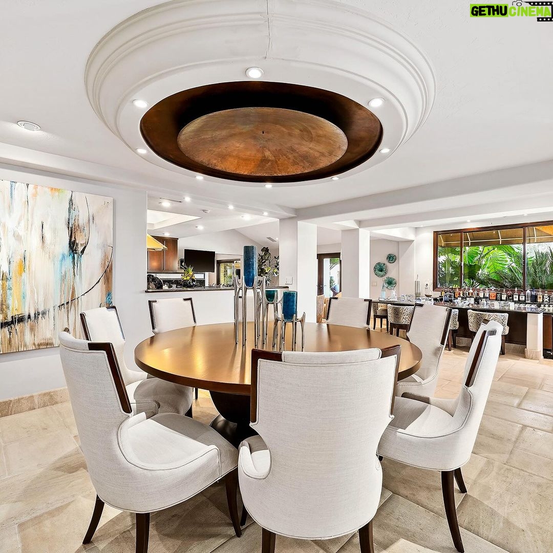 Mary Fitzgerald Instagram - Just Listed in Carlsbad - 7229 Almaden Ln. - $5,995,000 6 Beds / 7 Baths / 6,226 Sq. Ft. / 24,829 Lot Size As you enter this grand estate beyond a long, private driveway, you are enveloped in unparalleled luxury within the residence, gracefully situated along the 14th fairway of the La Costa Golf Course, recently revitalized by acclaimed golf-course architect Gil Hanse. After crossing a bridge above a beautiful koi pond leading to a grand doorway, a tranquil ambiance envelops you, marked by a magnificent water wall that establishes Feng Shui harmony. This residence, which boasts panoramic views of the esteemed golf course, seamlessly integrates indoor and outdoor living, with each room effortlessly connecting to the expansive yard. The gourmet kitchen is a culinary sanctuary equipped with state-of-the-art Gaggenau appliances. Enjoy dynamic gatherings in the Teppanyaki room, featuring a professional cooktop and custom copper hood that transforms into a poker table and cigar lounge. A smart home system allows for effortless control of lighting, sound, and a nine-foot drop-down theater screen in the living room. Additional features include an outdoor humidor, wine bar, wood-fired pizza oven, and a fully lit outdoor bar with heated countertops. Entertainment reaches new heights with a private putting green and a newly tiled pool/spa accompanied by a water wall featuring a fire element. The outdoor area extends to a covered full catering Viking kitchen equipped with a large BBQ, smoker oven, refrigerator, dishwasher, and warming drawers. For golf enthusiasts, the property offers private automatic gates for golf cart access directly onto the green, providing a rare and exclusive experience. Ample parking for 10+ cars on a long driveway and additional three car garage. Listed By: Jason Oppenheim - DRE#: 01983697 Diana Harton - DRE#: 02021702 Mary Bonnet - DRE#: 01800489 Matthew Peters - DRE#: 01901784