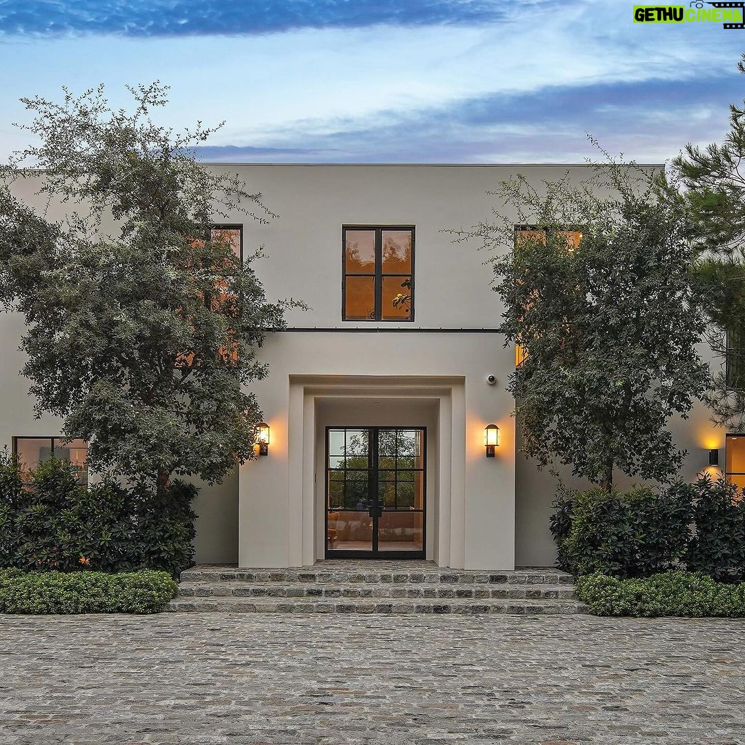 Mary Fitzgerald Instagram - Just Listed - 1375 N. Doheny Dr. - $28,500,000 5 Beds / 9 Baths / 10,613 Sq. Ft. / 17,438 Lot Size Recently gracing the prestigious cover of Architectural Digest, this estate stands as an embodiment of timeless sophistication, meticulously curated from materials all over the world to create one of the most special homes in all of Los Angeles. Discreetly concealed beyond a privately gated driveway, an oversized motor court is laid with 200+ year-old reclaimed cobblestone from the historic streets of Boston. Experience the epitome of refined living with an open floor plan, double-height ceilings, and palatial steel-framed Crittal sliding glass doors which seamlessly unite the interior/outdoor spaces including a serene pool, covered patio, and verdant lawn. The sensuous chef’s kitchen is an epicurean haven boasting custom bronze-patinated cabinets, top-of-the-line appliances including floating burners by Pitt, and 20 slabs of book-matched Calacatta marble bearing an Rorschach-like allure. The owner’s suite bath, inspired by Jean Michel Frank - a French art deco architect known for his soft, undulating lines - stands as the quintessence of unparalleled elegance and decadence; every square inch has been cocooned in 40 slabs of Calacatta Breccia Capraia, (an impossibly rare marble from Italy that was used throughout Italian churches for hundreds of years) including the steam shower’s built-in chaise lounge to the monolithic tub hewn from a single block of stone, all paired with opulent Waterworks fixtures. Bespoke amenities include an office wrapped in an envelope of reclaimed French Oak, a state-of-the-art theater, wine cellar, gym, recreation room, private library, unrivaled security, and audio/visual integration. Unquestionably the most impressively crafted and composed property available, tailored for the most discerning buyer desiring perfection. Listed by @themarybonnet @jasonoppenheim