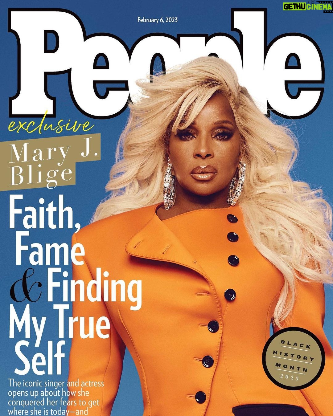 Mary J. Blige Instagram - Thank you @people!! I’m truly grateful!! New issue available now!! #GoodMorningGorgeous #PeopleMagazine #BlackHistory
