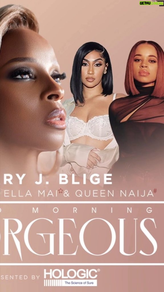 Mary J. Blige Instagram - I can touch down and take off the same night…T- minus 3 days for #GoodMorningGorgeousTour @ellamai @queennaija