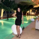 Maryam Zakaria Instagram - Care less; smile more 🖤🔥 #ootn #blackdress #glamlook #nightphotography #photoshoot