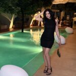 Maryam Zakaria Instagram - Care less; smile more 🖤🔥 #ootn #blackdress #glamlook #nightphotography #photoshoot