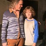 Mason Thames Instagram - legend @ethanhawke one of the coolest ppl on the planet!! Watch the clip from the fight scene until the end.. Enjoy some behind the scenes from @theblackphonemovie #ethanhawke #masonthames @scottderrickson @madeleinemcgraw @massawyrm #theblackphone #finneyblake #thegrabber #theblackphoneedit @blumhouse @universalpictures #blumhouse