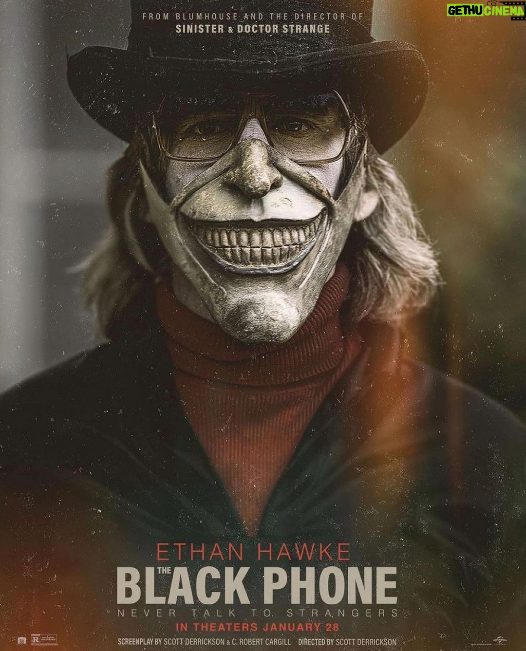 Mason Thames Instagram - Never talk to strangers #theblackphone in theaters June 24, 2022