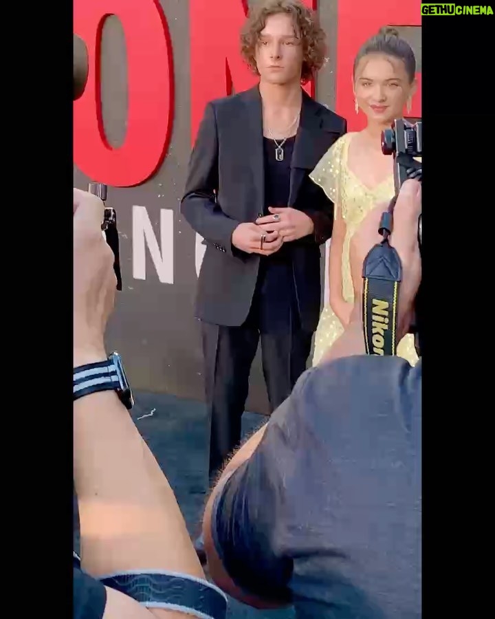 Mason Thames Instagram - What can I say @madeleinemcgraw is Amazing!!! Go see @theblackphonemovie world wide June 24th. only in theaters. @burberry #burberry #louisvuitton @louisvuitton @fashionstyle_sally @simonegrooming TLC Chinese Theatre