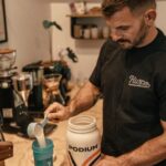 Mat Fraser Instagram - Best coffee shop in town is right here at home. Chasing @321podium with a double shot, ready for the weekend.