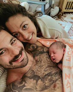 Mat Fraser Instagram - Life lately ✨ - Basking in 2 weeks of bb snuggles with our sweet Eddy girl. #babygirl