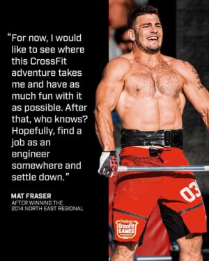 Mat Fraser Instagram - Who knew 2014 CrossFit Games rookie @mathewfras would go on to become the five-time Fittest Man on Earth @mathewfras? 
🏆 🏆 🏆 🏆 🏆 

#CrossFit #CrossFitGames #HWPO 🎨 @eringarcia27 📷 Daniel Anderson • @doooker