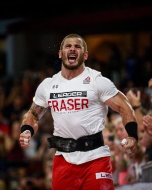 Mat Fraser Instagram - Who knew 2014 CrossFit Games rookie @mathewfras would go on to become the five-time Fittest Man on Earth @mathewfras? 
🏆 🏆 🏆 🏆 🏆 

#CrossFit #CrossFitGames #HWPO 🎨 @eringarcia27 📷 Daniel Anderson • @doooker