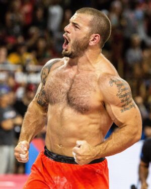 Mat Fraser Instagram - Who knew 2014 CrossFit Games rookie @mathewfras would go on to become the five-time Fittest Man on Earth @mathewfras? 
🏆 🏆 🏆 🏆 🏆 

#CrossFit #CrossFitGames #HWPO 🎨 @eringarcia27 📷 Daniel Anderson • @doooker