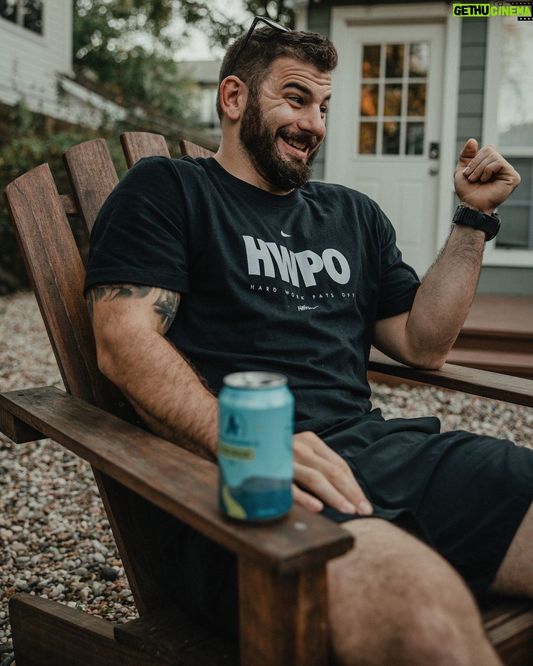 Mat Fraser Instagram - CHEERS to a great week ahead. @athleticbrewing is a game-changer, their NA Beer is ideal for summer nights. - #Ad #AthleticBrewing #hwpo