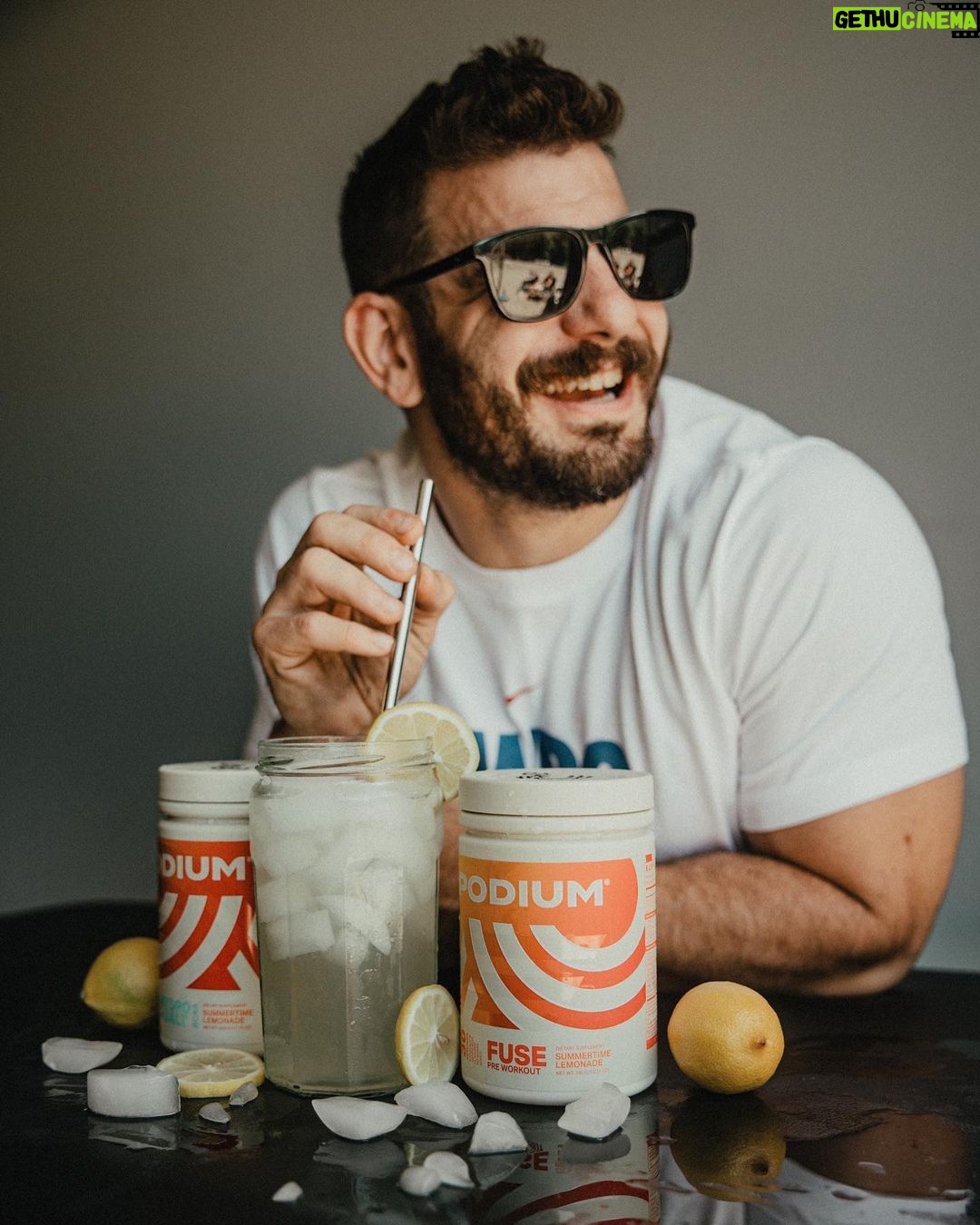Mat Fraser Instagram - Podium Summer vibes are strong over here. Orange Dream Pop and Summertime Lemonade are live now — go grab some @321podium before they’re gone.